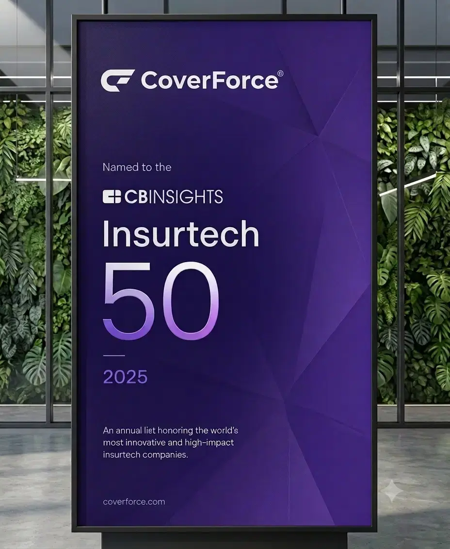 CoverForce Insurtech 50 2025 recognition